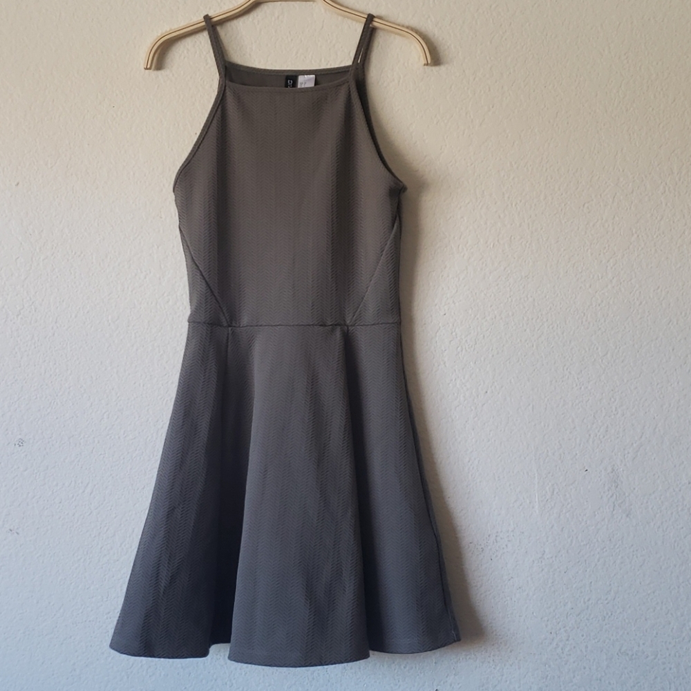 H&M Olive Color Short Dress Size 34